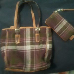 Coach handbag and wristlet